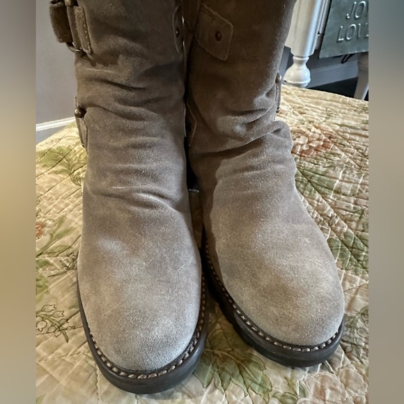 Clarks Orinocco Kick Suede Moto Boot Size 7 - Picture 3 of 7